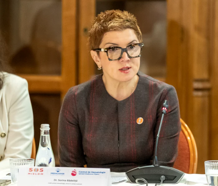 Dr. Sorina Bădeliță, medic primar hematologie și doctor în științe medicale