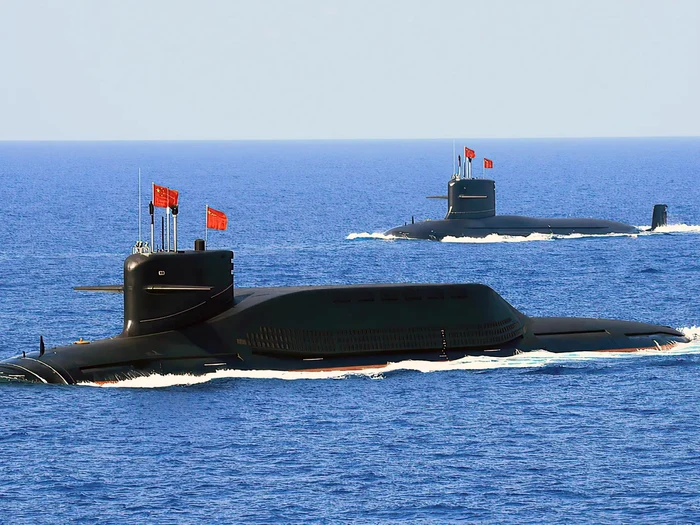 Submarine nucleare chinezești/FOTO:X