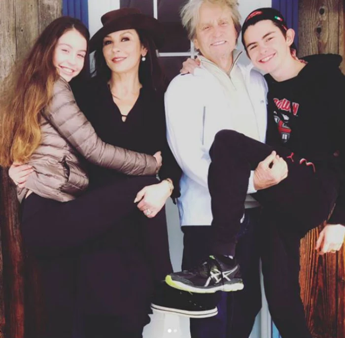 catherine zeta jones children and michael douglas z jpeg