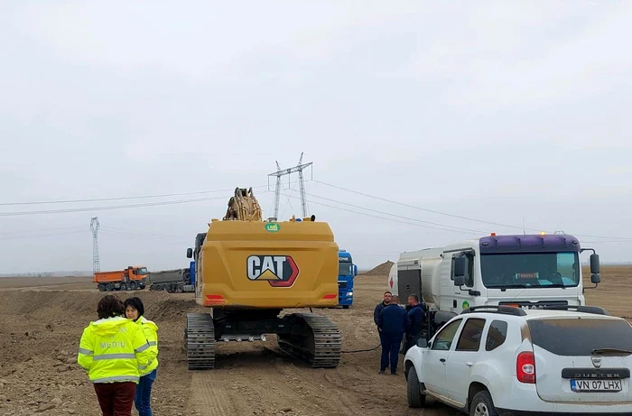 Garda de Mediu a amendat proprietarul terenului FOTO: Garda de Mediu Vrancea