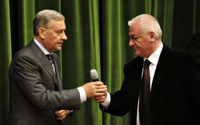 Mircea Sandu şi Dumitru Dragomirfoto: Click!
