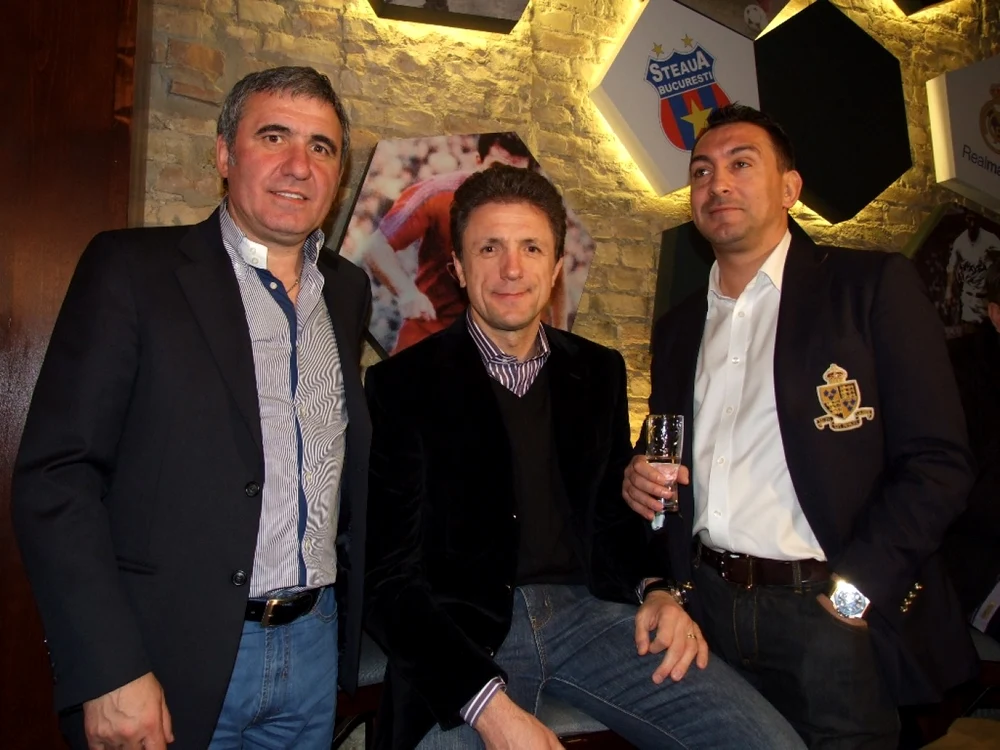 Hagi, Gică Popescu şi Ilie Dumitrescu FOTO Sînziana Ionescu