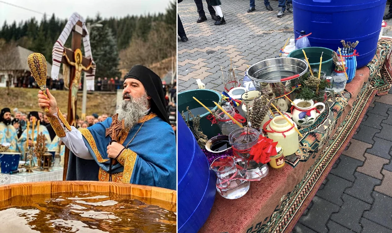 Sfințirea apei de Bobotează Foto Bucovina, te iubesc Facebook 
