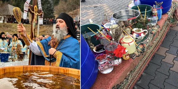 Sfințirea apei de Bobotează Foto Bucovina, te iubesc Facebook 