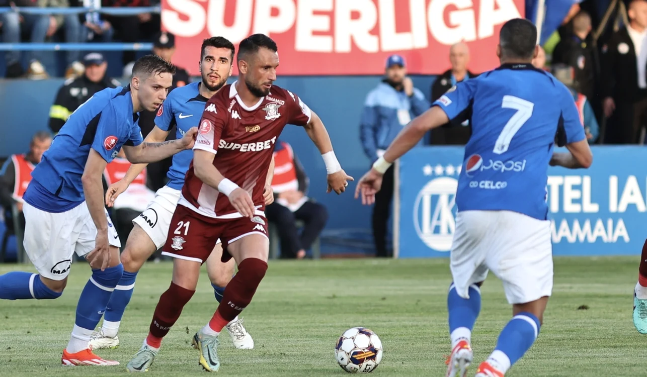 Rapid a plecat dezolată de la Farul Constanța (FOTO: Sportpictures)