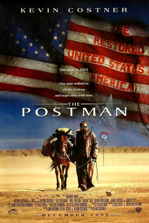 Kevin Costner a jucat (în 1997) în peliculaThe Postman, fără succes jpeg