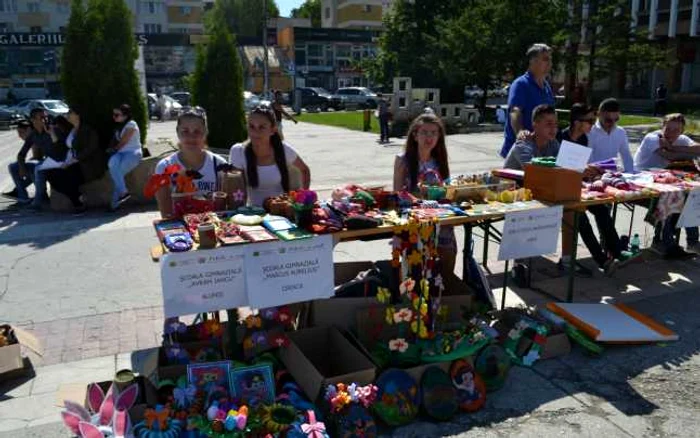 Produsele realizate de copii au fost puse în vânzare în cadrul mai multor târguri FOTO Andreea Vilcovschi