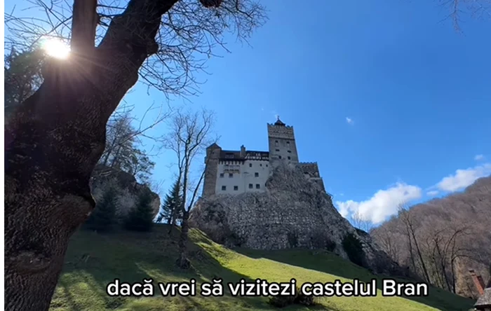La Castelul Bran, biletul de intrare este dublu față de Castelul lui Monte Cristo din Franța