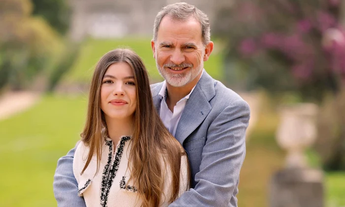 Infanta Sofia si Regele Felipe   Casa Majestatii Sale jpg