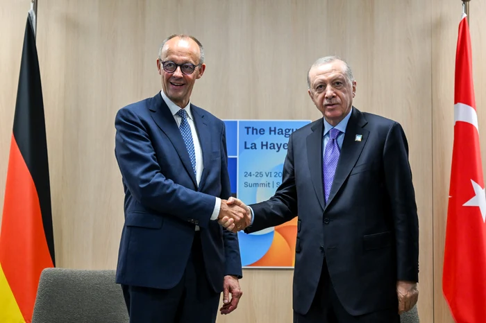 Friedrich Merz, cancelarul Germaniei și Recept Erdogan, președintele Turciei/FOTO:X