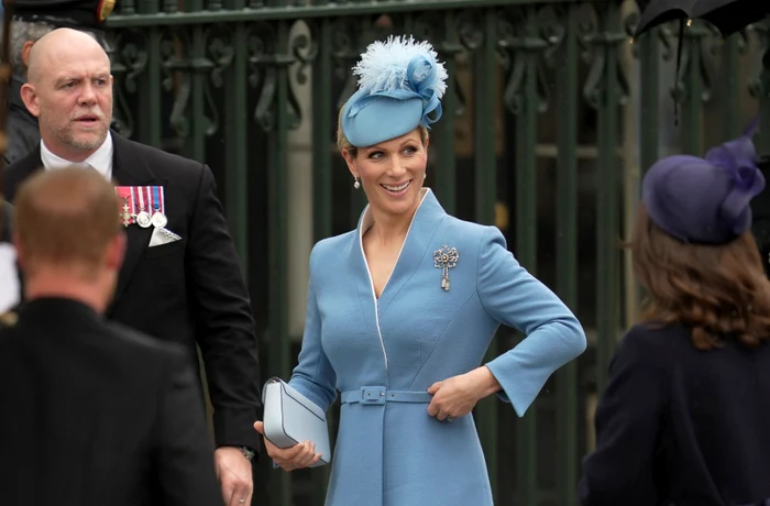 Zara și Mike Tindall la Încoronarea Regelui Charles, Profimedia jpg