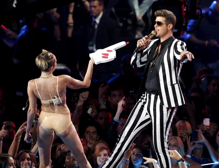 miley cyrus robin thicke mtv reuters