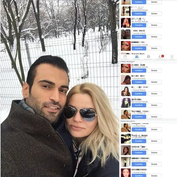 Mariana Roşca a pus pe pagina ei de socializare fotografiile tuturor tinerelor care au vrut să-i devină pritene iubitului ei