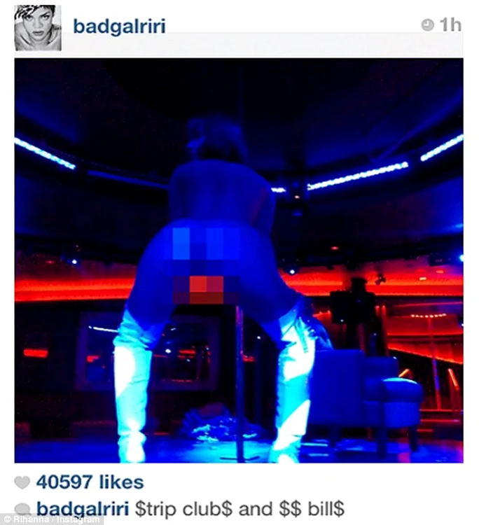 Stripteuse Rihanna