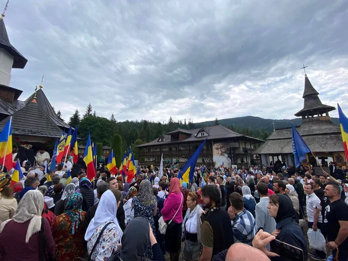 Instantaneu de la o pomenire a duhovnicului FOTO Mănăstirea Petru Vodă
