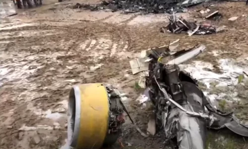 Avion prăbuşit, Nepal 01, captură video