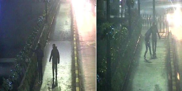 Hoţi de globuleţe în Râmnicu Vâlcea Foto captură video