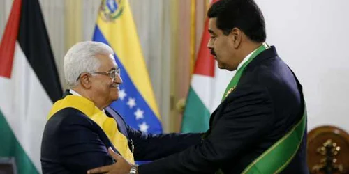 Mahmoud Abbas şi Nicolas Maduro FOTO Reuters