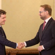 Dominic Fritz și Nicușor Dan, consultări la Cotroceni