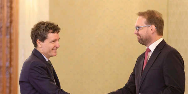 Dominic Fritz și Nicușor Dan, consultări la Cotroceni 
