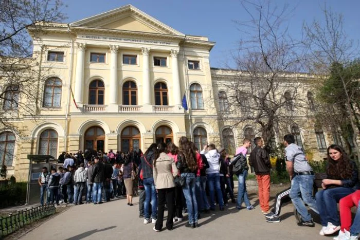 Coadă la Muzeul ,,Grigore Antipa", în timpul Săptămânii Școala Altfel