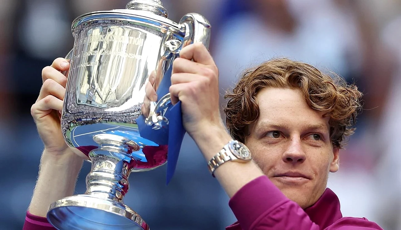 Jannik Sinner, la al doilea trofeu de Mare Șlem din carieră. Foto ATP Tour 