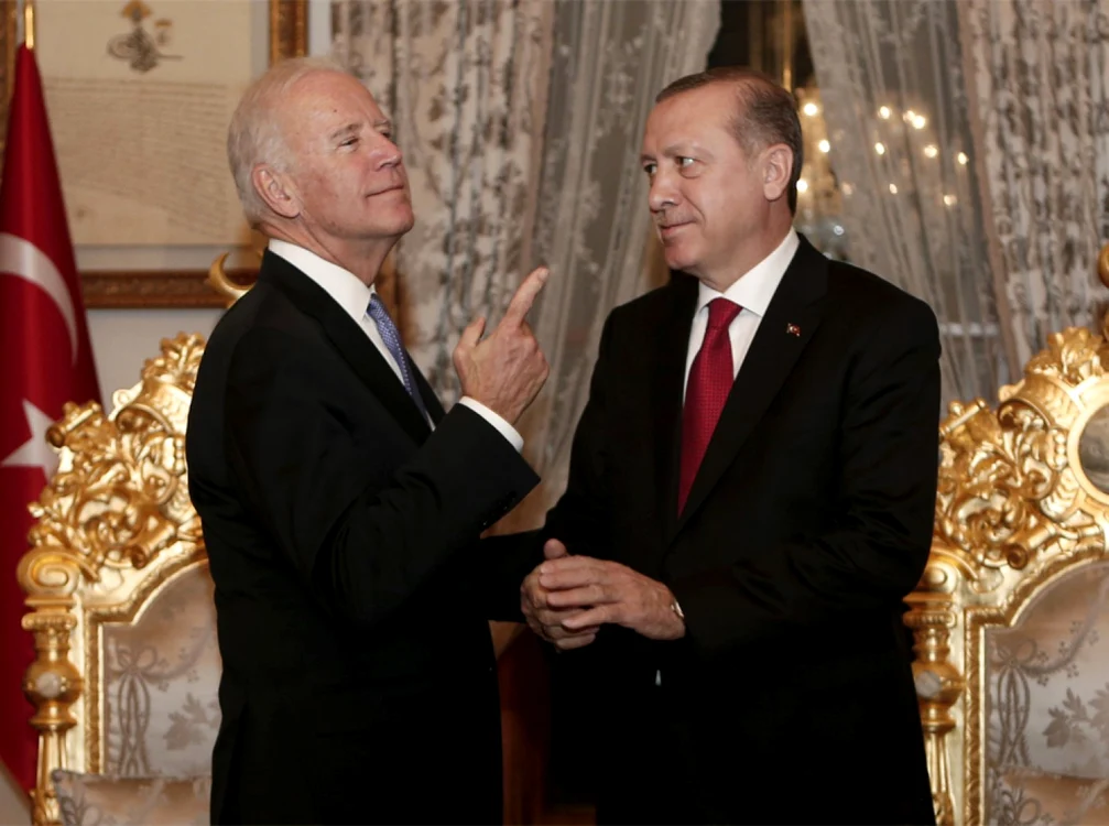 Preşedintele SUA, Joe Biden şi omologul său turc, Recept Erdogan