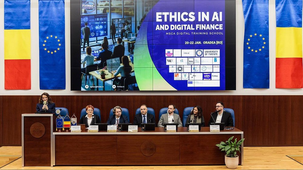 Premieră în România: Doctoranzi și cercetători de elită din 25 de țări s-au reunit la Oradea pentru un training pe tema Eticii în AI și Finanțe digitale
