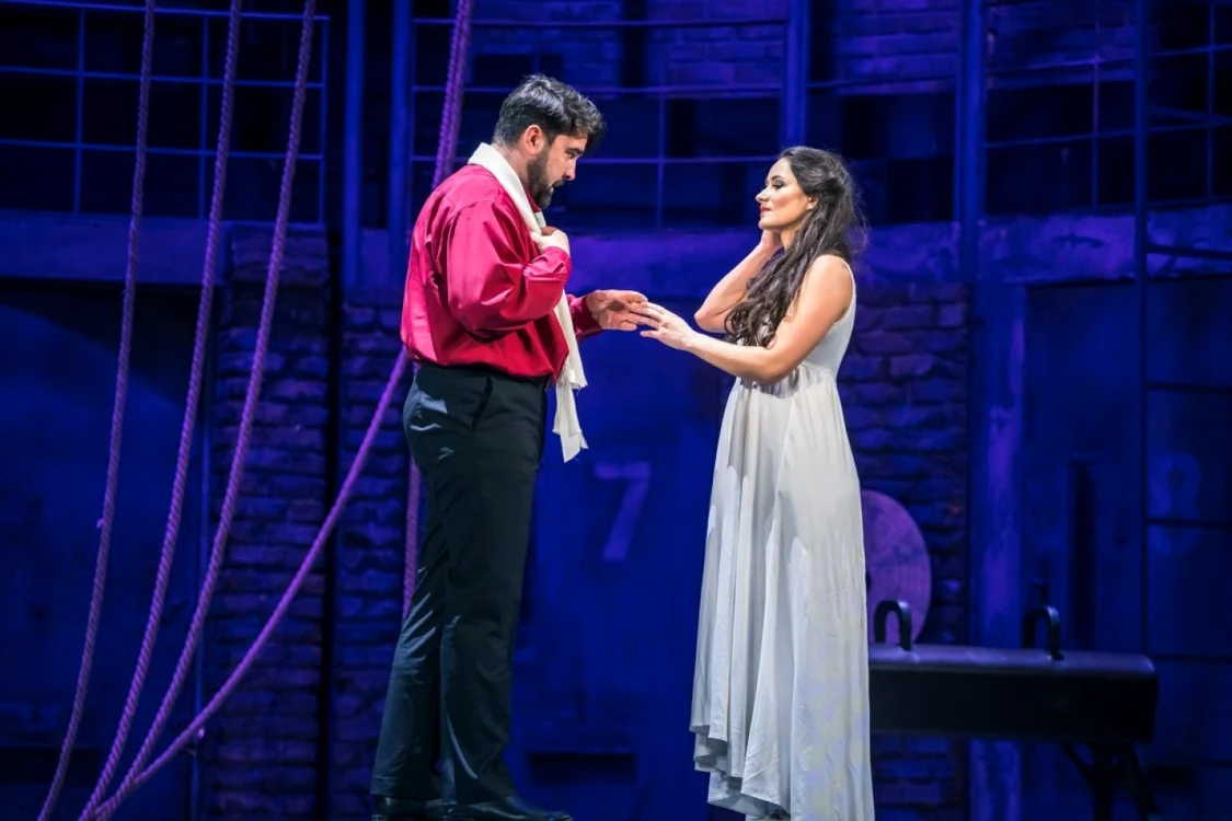 Al tuo fato unisco il mio, son tuo sposo. Florin Guzgă (Edgardo) şi Veronica Anuşca (Lucia)