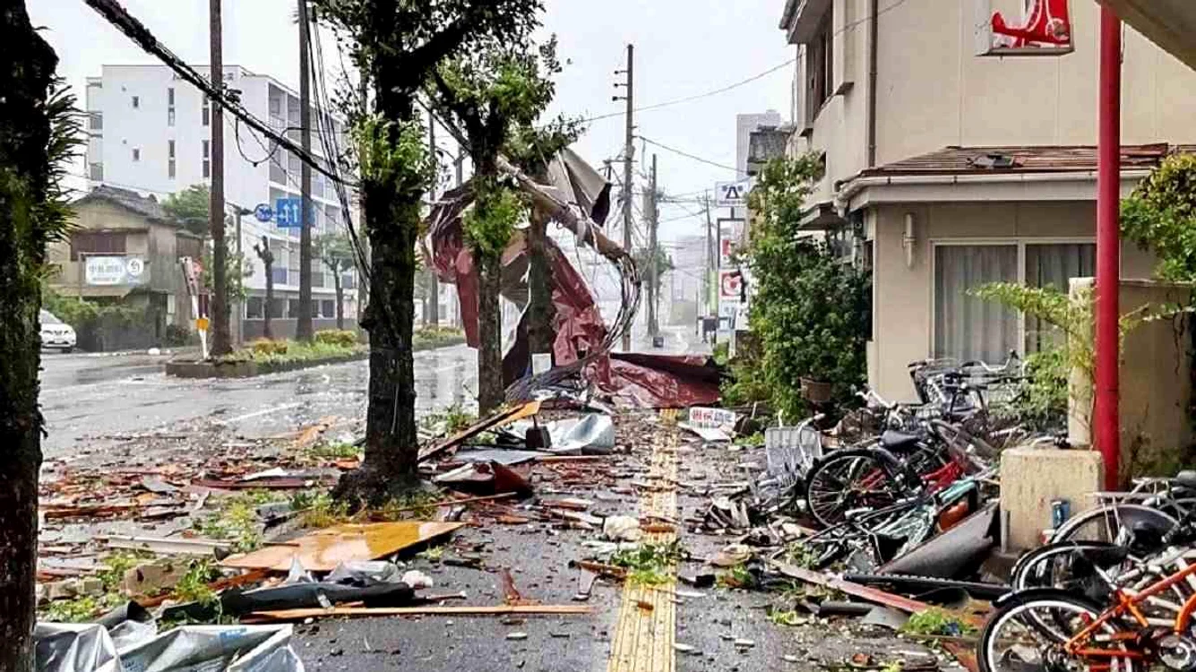 Taifunul Shanshan a ucis mai mulți oameni în Japonioa FOTO: X/John Metzner