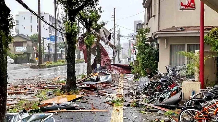 Taifunul Shanshan a ucis mai mulți oameni în Japonioa FOTO: X/John Metzner