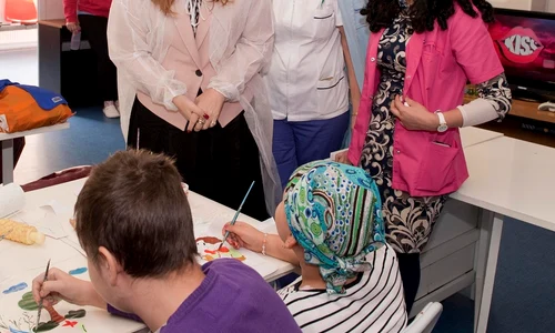 Principesa Maria vizită la Institutul Oncologic „Prof  dr  Al  Trestioreanu” 16februarie2017 foto Daniel Angelescu c Casa MS Regelui 8 jpeg