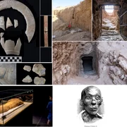 Prima necropolă regală descoperită în Egipt în ultimul secol după mormântul lui Tutankhamon Colaj nmec_gov_eg DMS