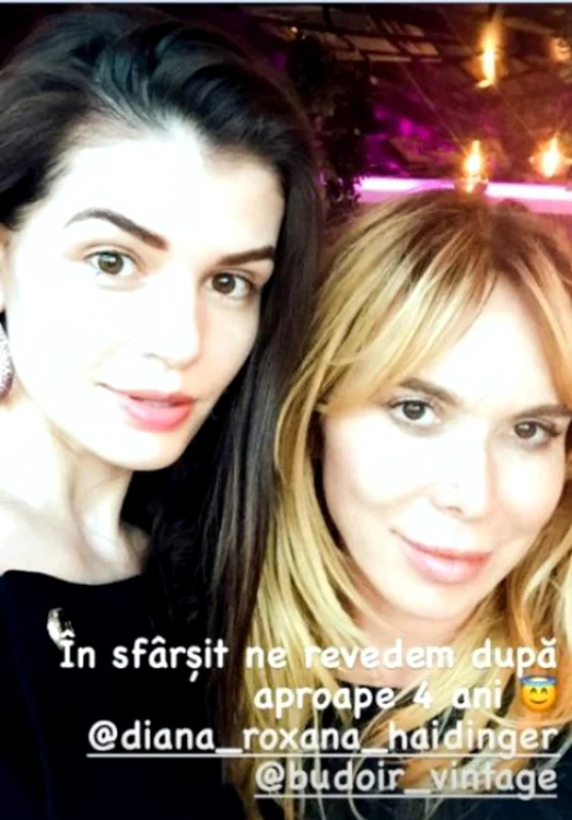 
    Monica Gabor și prietena ei, Diana Haidingerfoto: Instagram  