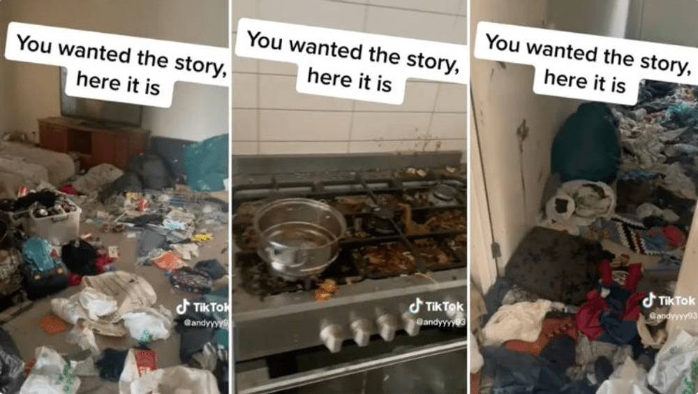 Locuință închiriată, devastată de o femeie. Dezastrul găsit de doi australieni  în casa „imprumutată“ unei prietene  VIDEO