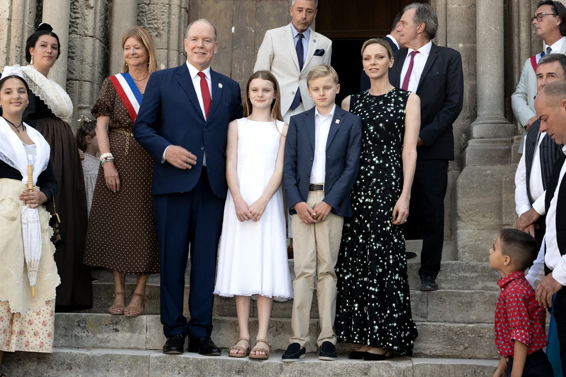 Prințul Albert, Prințul Jacques, Prințesa Gabriella și Prințesa Charlene profimedia 1131098900 jpg