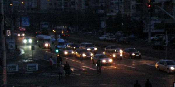 Trafic aglomerat pe Bulevardul Unirii