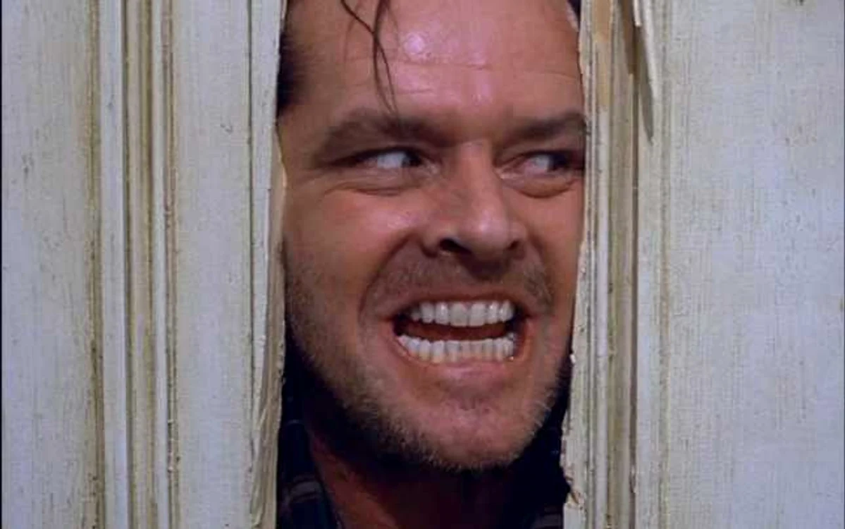 Actorul Jack Nicholson în filmul lui Stanley Kubrick, „The Shining“ FOTO Studio / Produzent