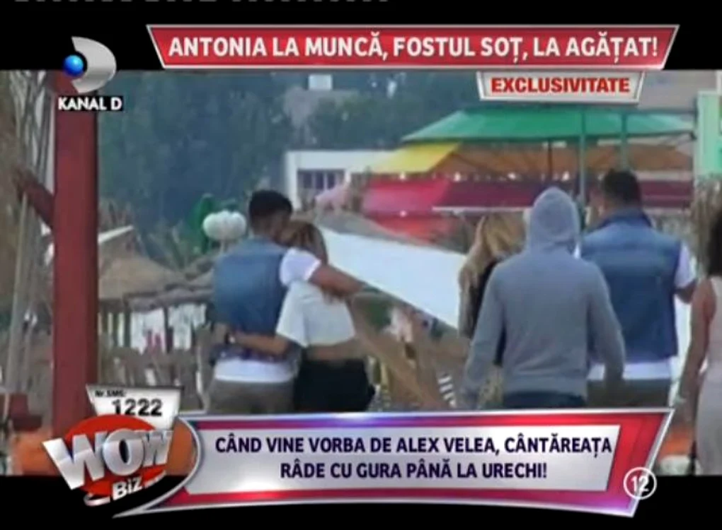 Vincenzo a plecat din club îmbrăţişat cu o blondă sexy (captură: WOWbiz)