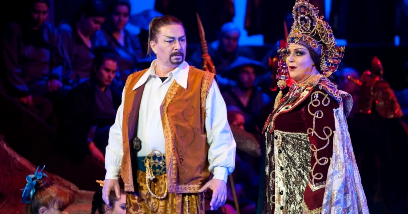 Iréne Theorin (Turandot) şi Simone Frediani (Calaf) la Opera Română Craiova