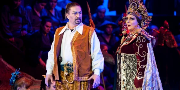 Iréne Theorin (Turanodt) şi Simone Frediani (Calaf) la Opera Română Craiova
