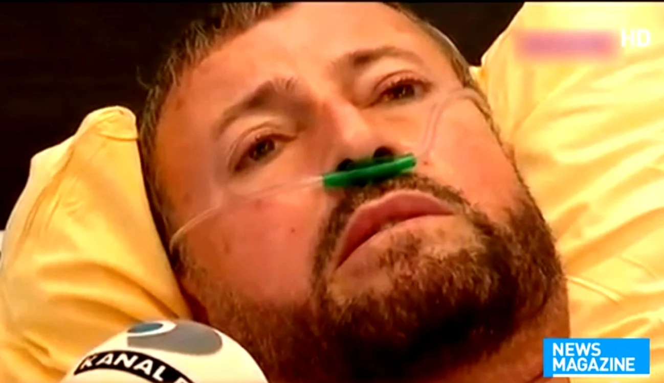 Cătălin Botezatu, pe patul de spital în Turciafoto: captură video