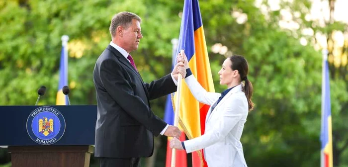 Klaus Iohannis şi Cătălina Ponor (foto: presidency.ro)