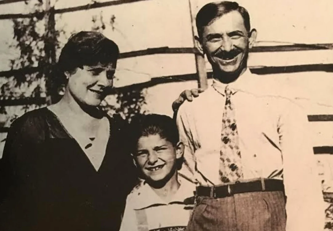 Ladislau Roth si părintii săi FOTO Arhiva personală
