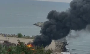 incendiu plaja zoom beach captura video jpg
