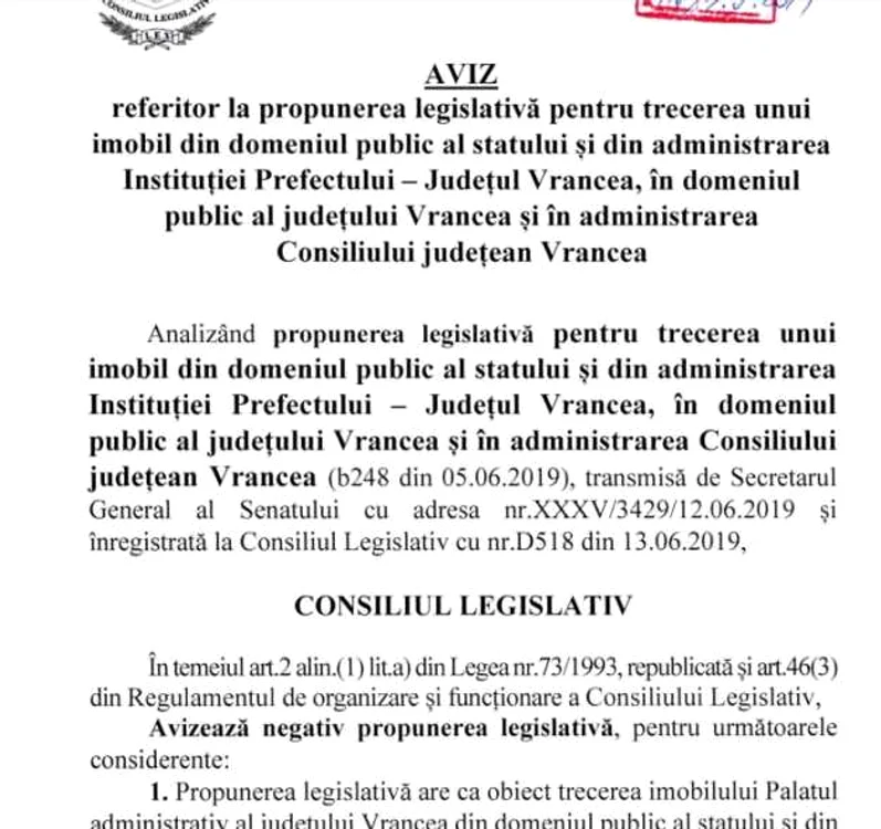 prefectura vrancea