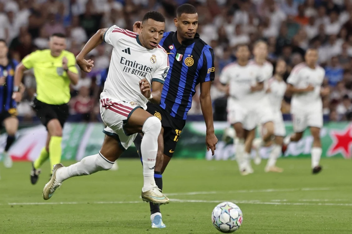 Mbappe a reușit să înscrie primul gol al Realului din Madrid în meciul cu Inter Milano