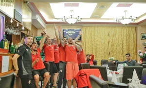 Petrecerea în cantonamentul  Astrei a început duminică seara  jpeg
