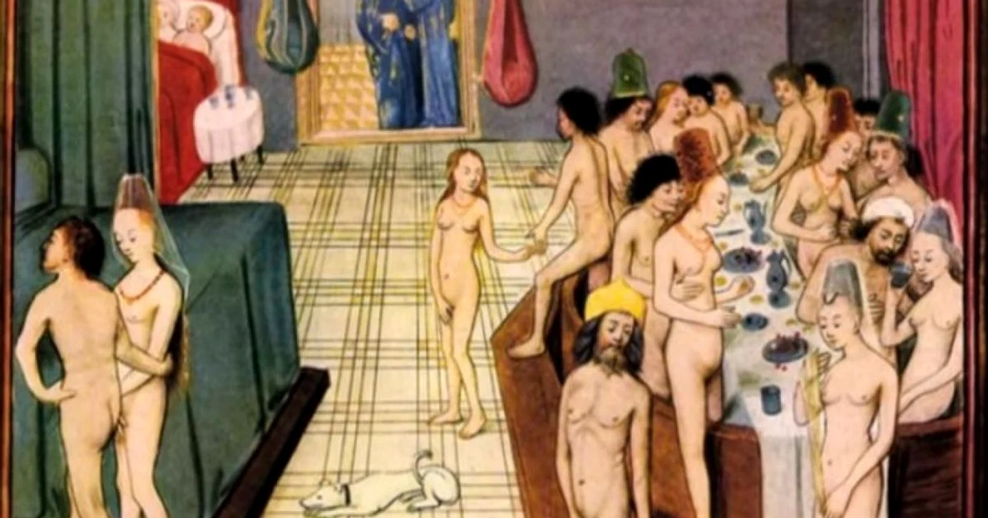 Papa Ioan al XII-lea a fost acuzat că ar fi transformat Cetatea Vaticanului într-un adevărat loc al pierzaniei. FOTO: Pictură înfăţişând o orgie la palatul papal l lui Ioan al XII-lea / captură video