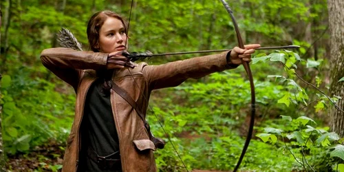 Jennifer Lawrence în "Jocurile foamei"